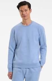Lands' End Long Sleeve Serious Sweats Crewneck Sweatshirt