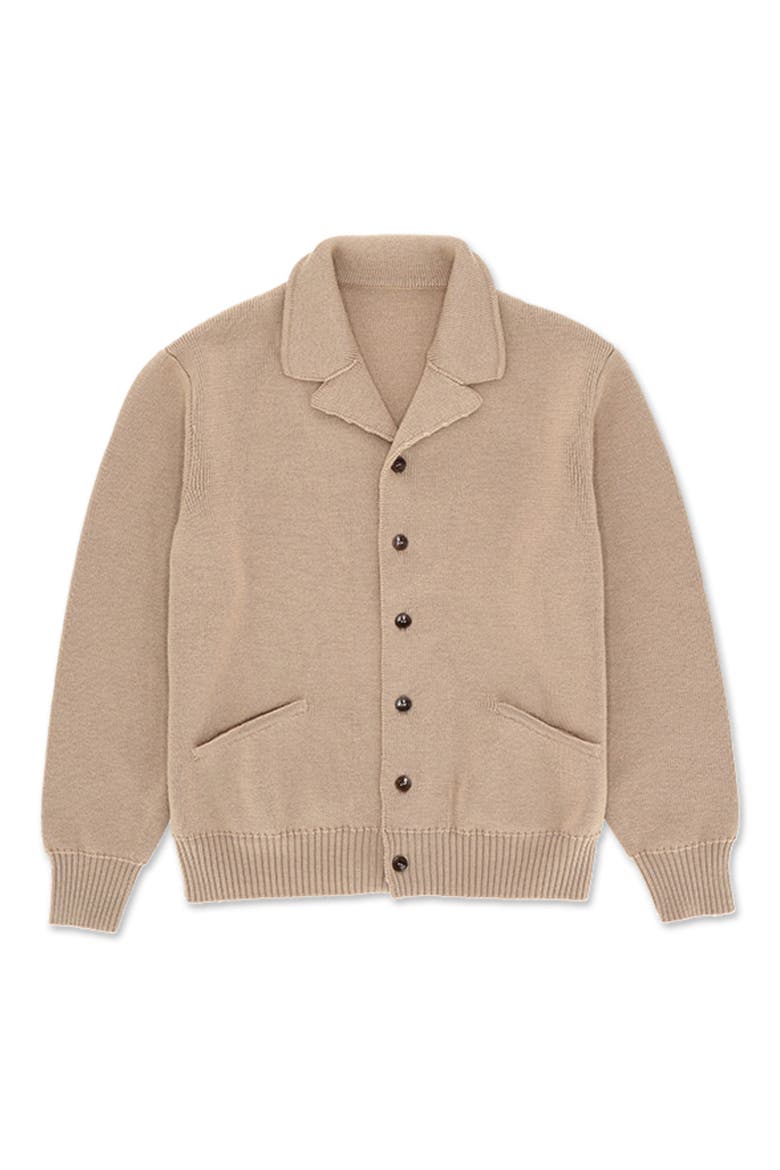 Brando Wool Cardigan, Main, color, Beige