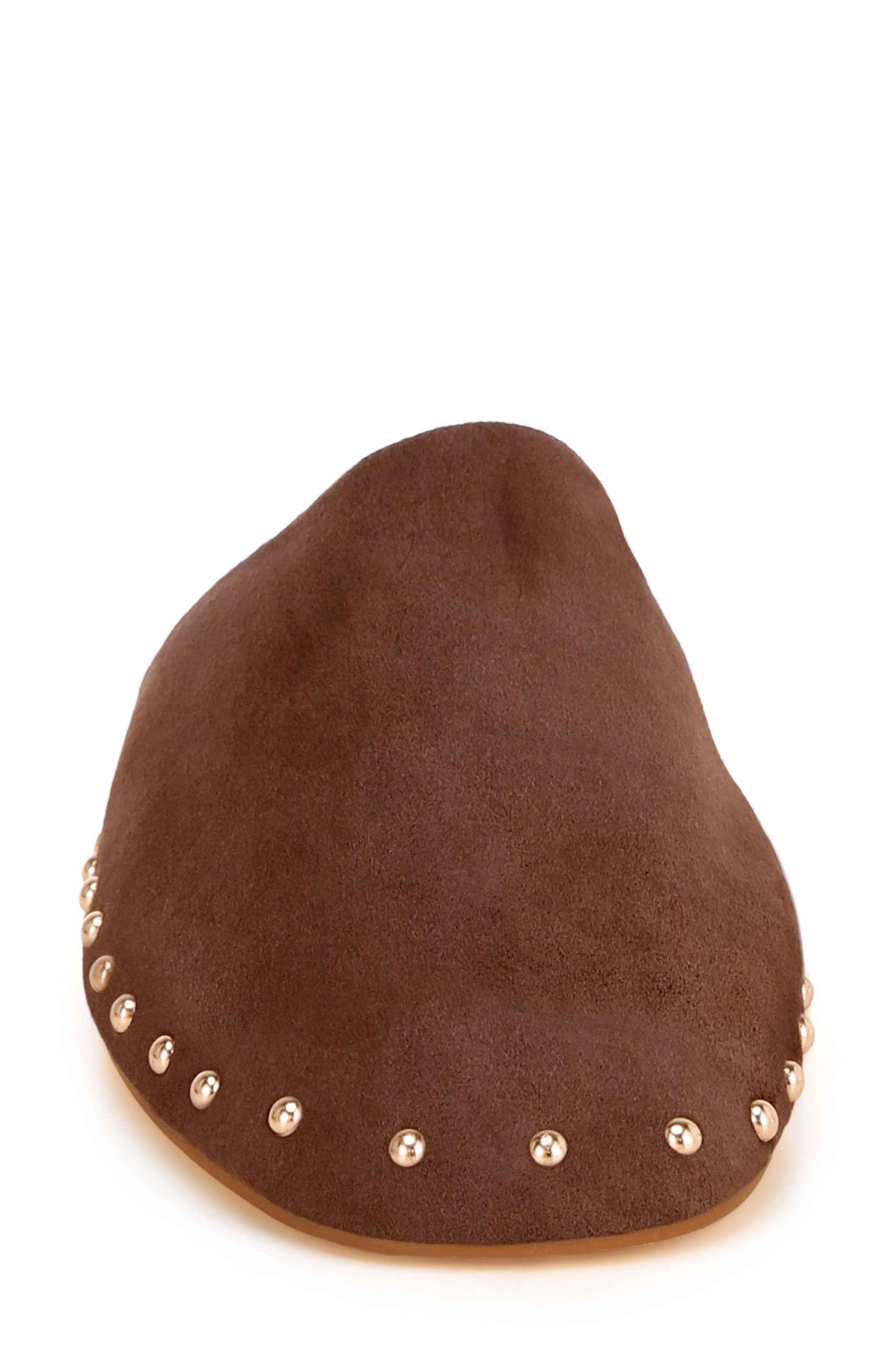 Corbera Studded Mule, Alternate, color, BROWN