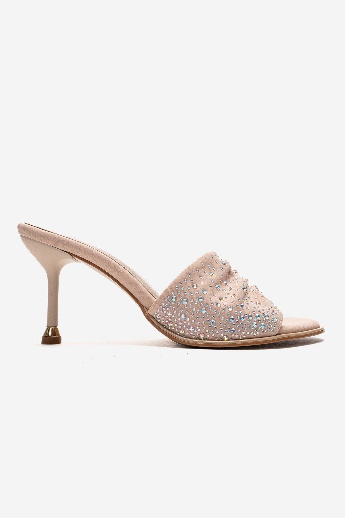 Karina Stiletto Mule, Alternate, color, Beige