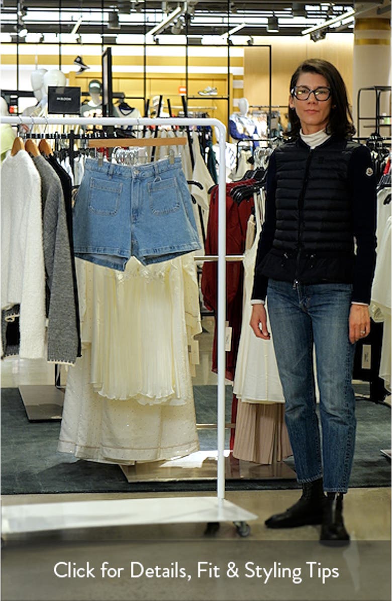 Patch Pocket Denim Shorts, sales video thumbnail