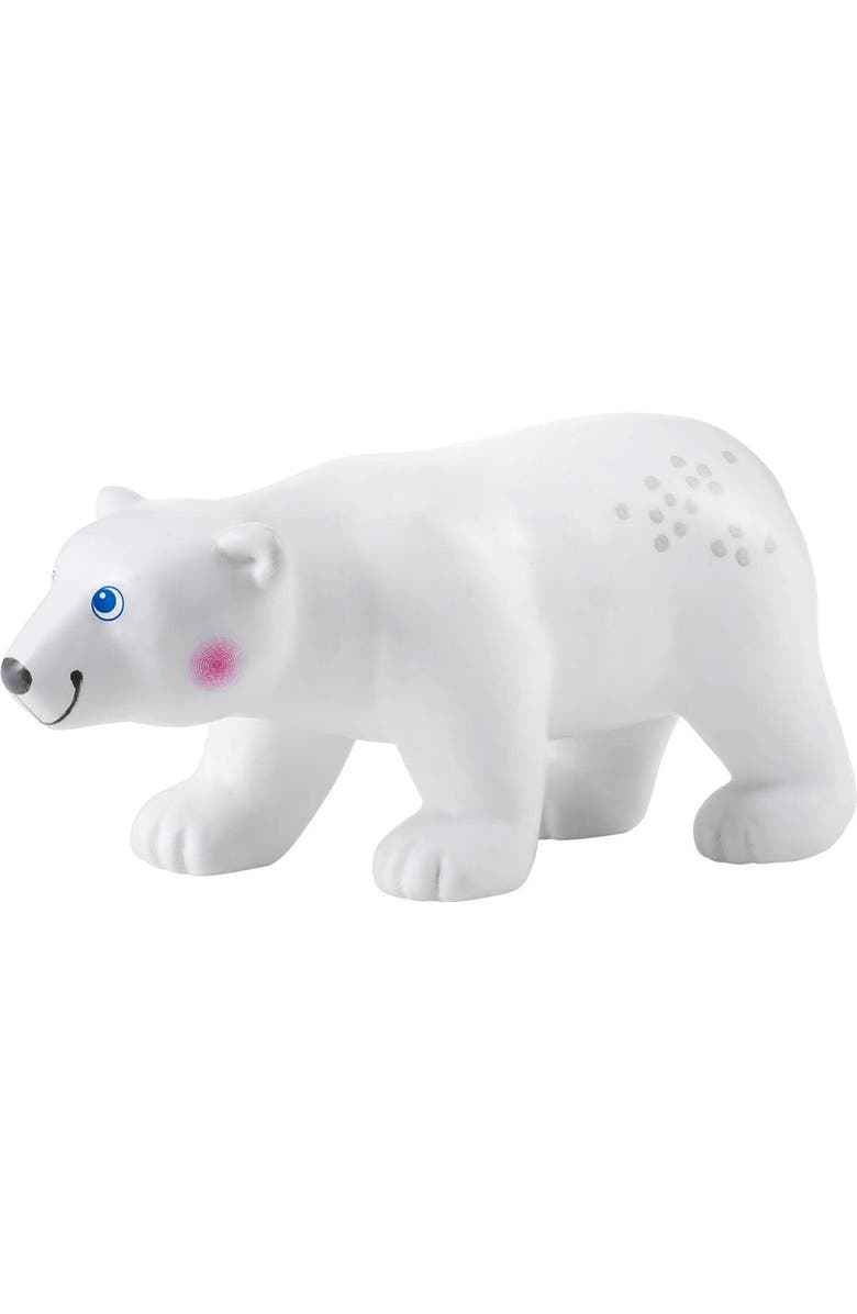 HABA Little Friends Polar Bear - Chunky Plastic Zoo Animal Toy Figure, Alternate, color, Multi
