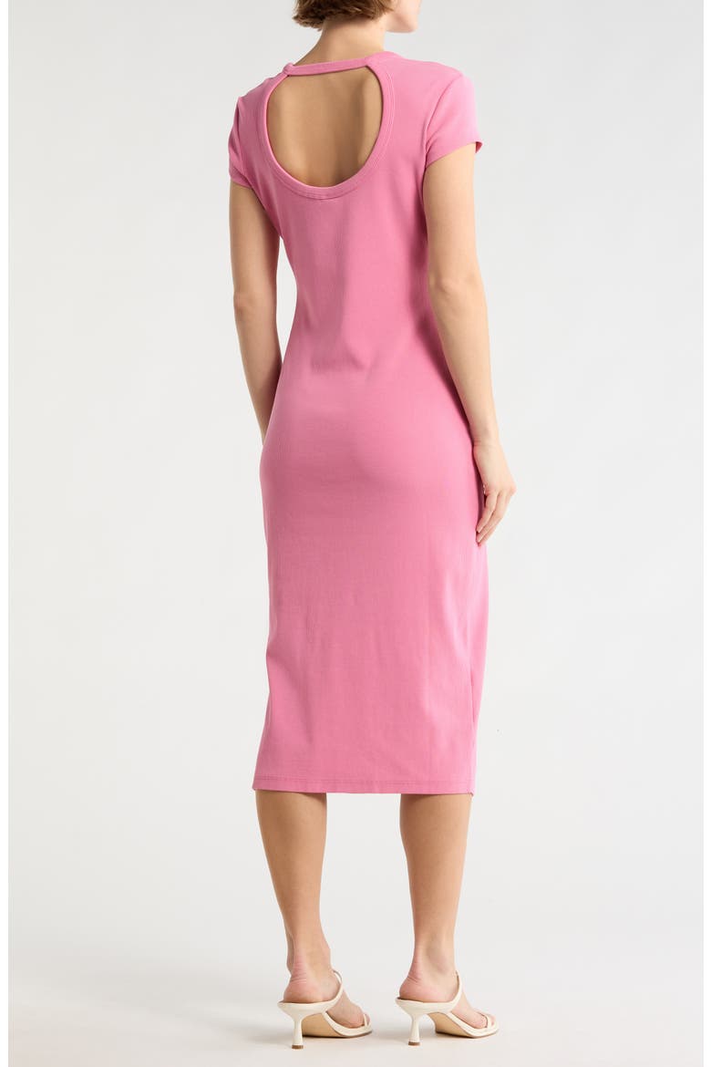 Elira Short Sleeve Sheath Dress, Alternate, color, OPEN PRPLE