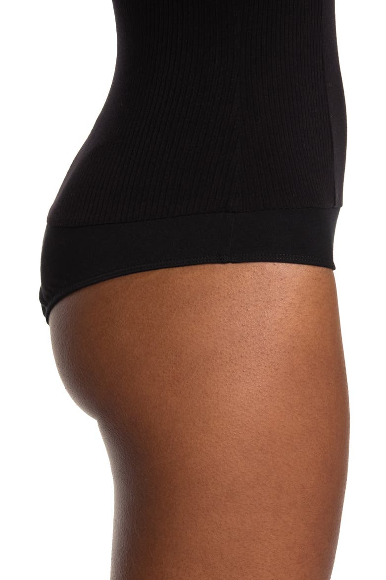 Anemone Bodysuit, Alternate, color, BLACK