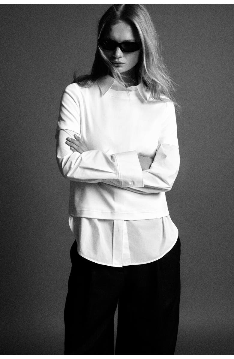 COS Clean Cut T-Shirt, Alternate, color, White