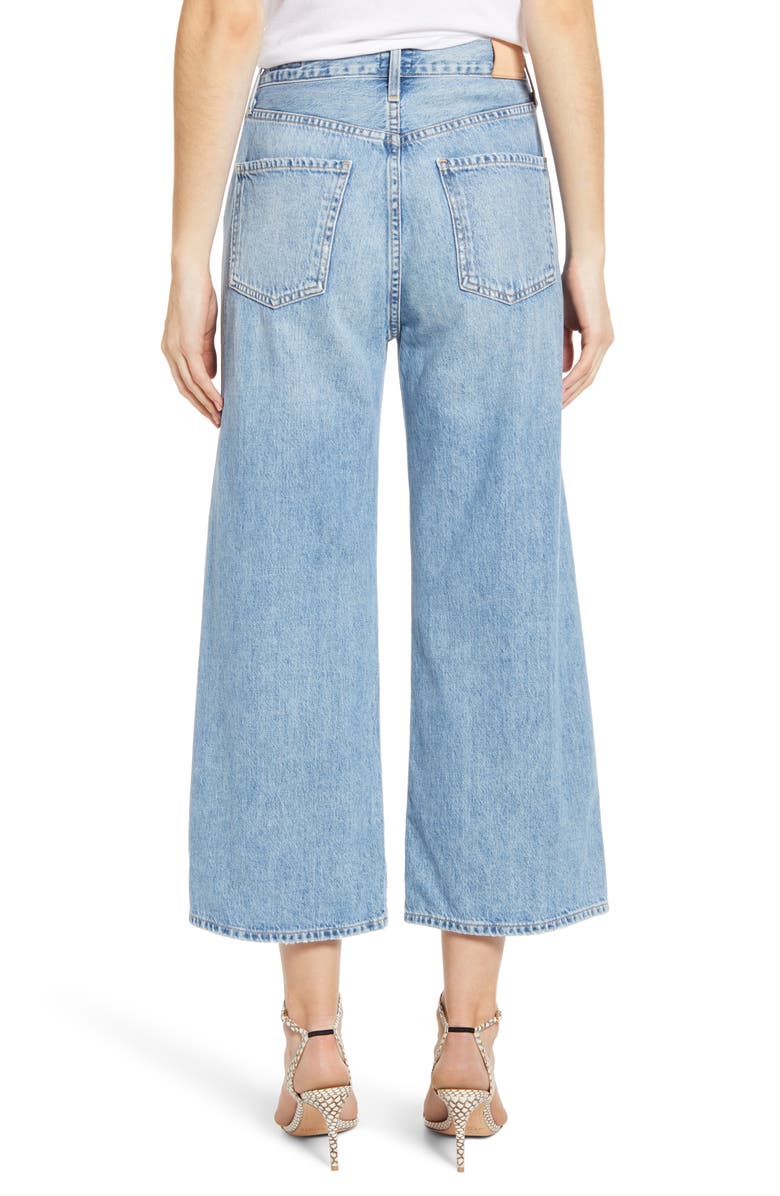 Citizens of Humanity Sacha High Waist Crop Wide Leg Jeans, Alternate, color, 