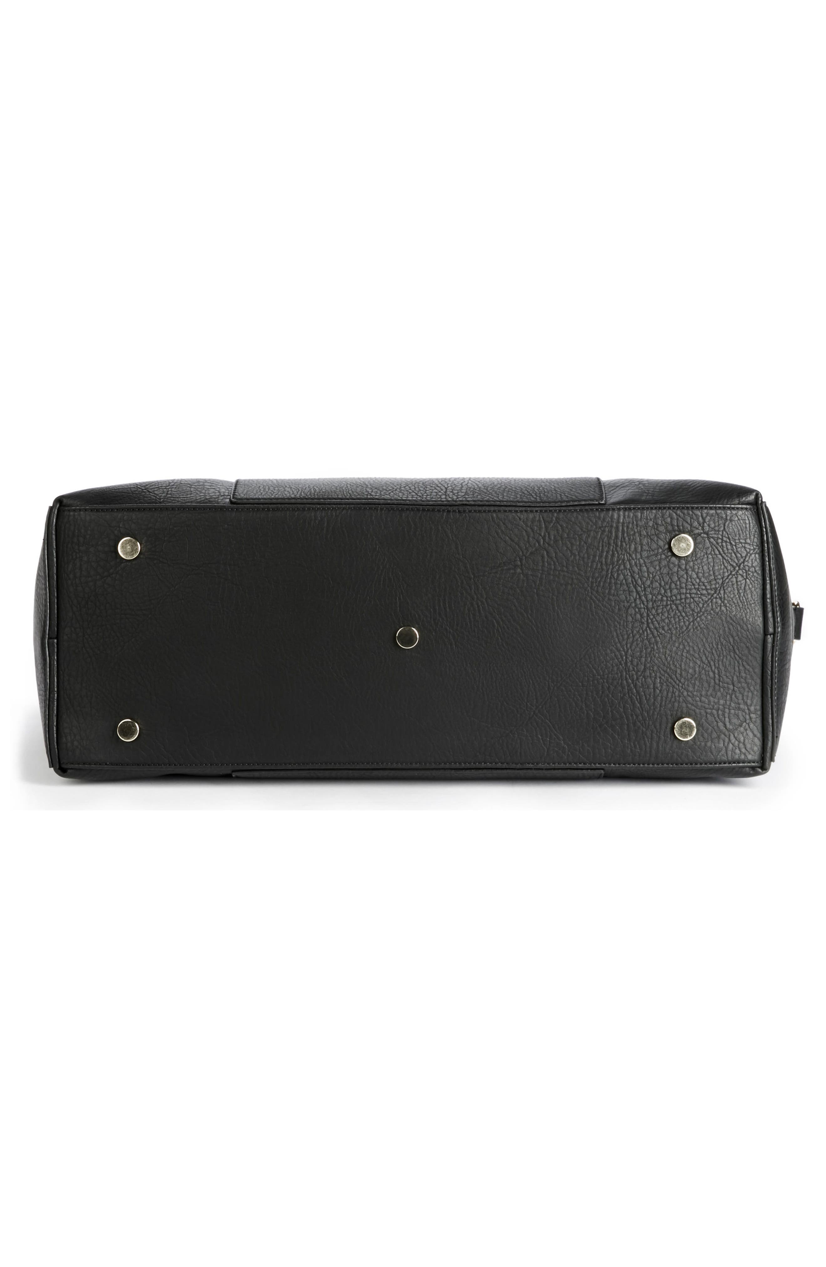 Sole Society Cory Faux Leather Travel Tote, Alternate, color, 