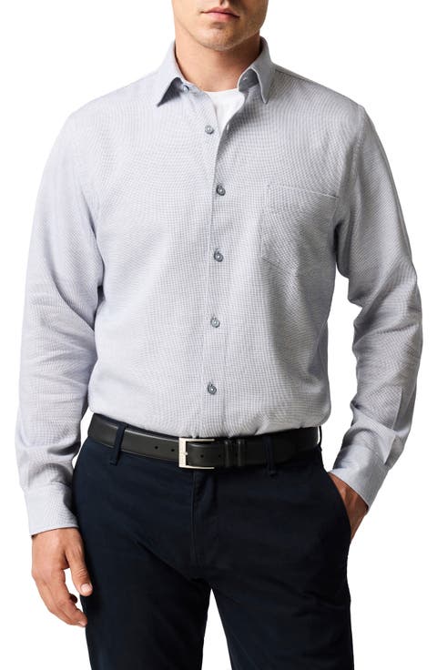 Airtex Slim Fit Cotton Button-Up Shirt