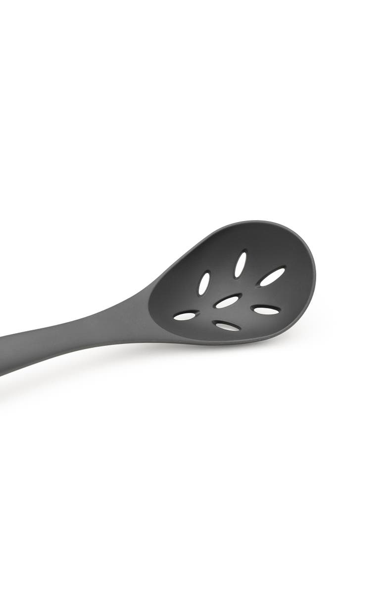 CUISIPRO Fiberglass Slotted Spoon, Alternate, color, Black