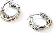 John Hardy JH Essentials Crossover Hoop Earrings, 15mm