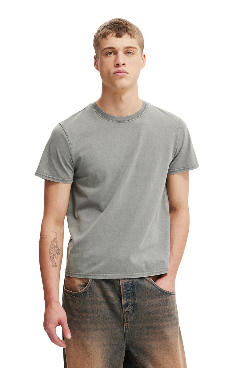 Cotton On Men's Baby T-Shirt, Main, color, Slate Stone Wash