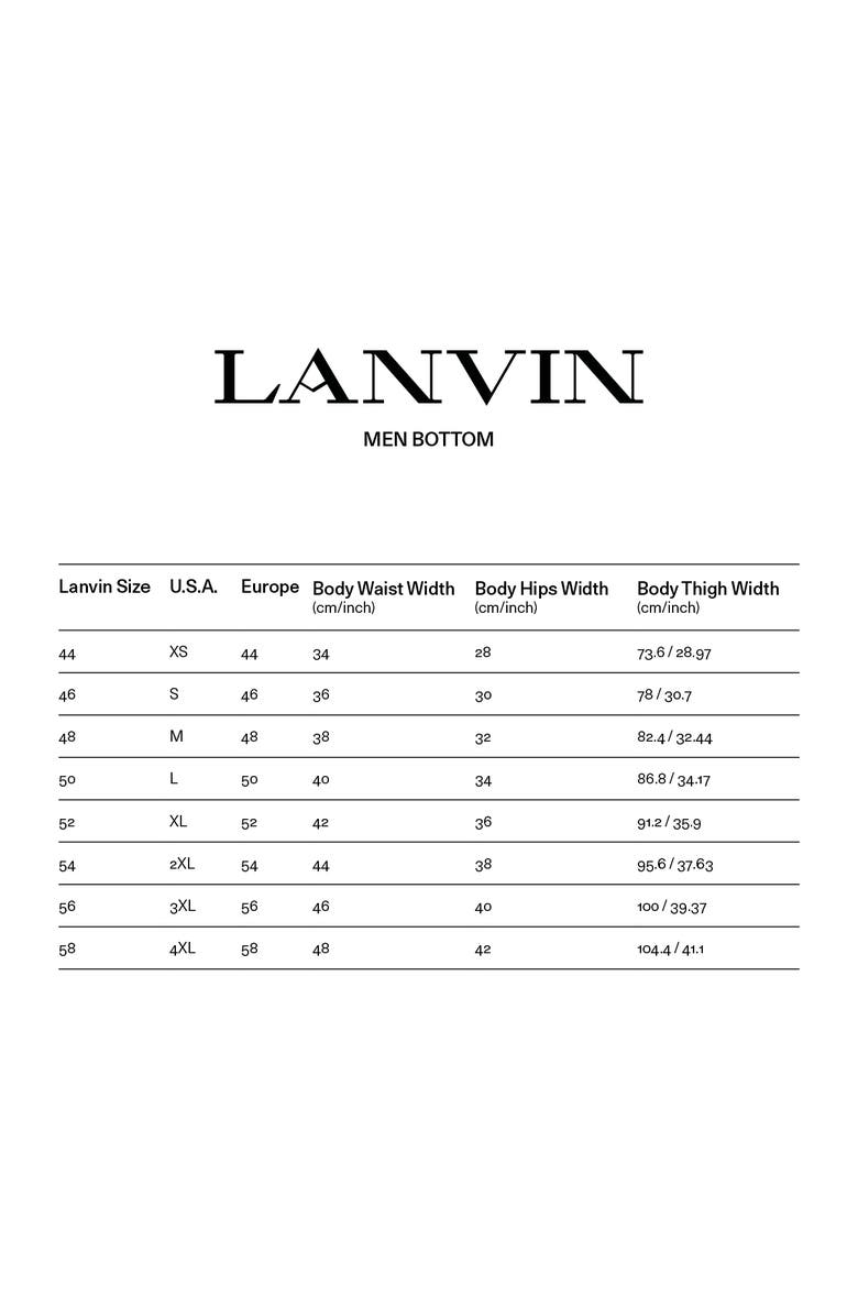 Lanvin Cigarette Trousers, Alternate, color, Navy Blue