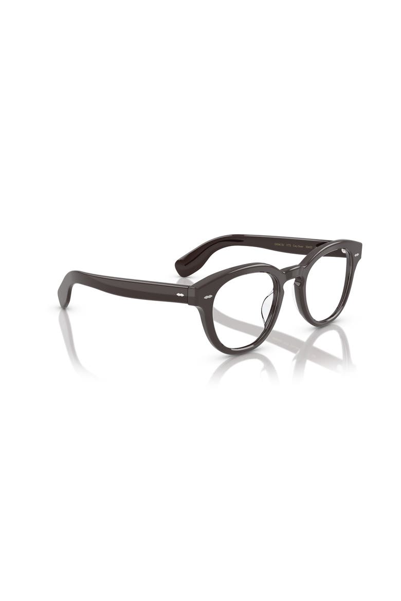 48mm Round optical glasses, Alternate, color, Brown