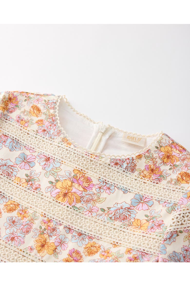 Posie Cotton Mini Dress, Alternate, color, Floral