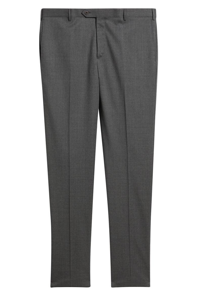 Parker Stretch Wool Trousers, Main, color, MEDIUM GREY
