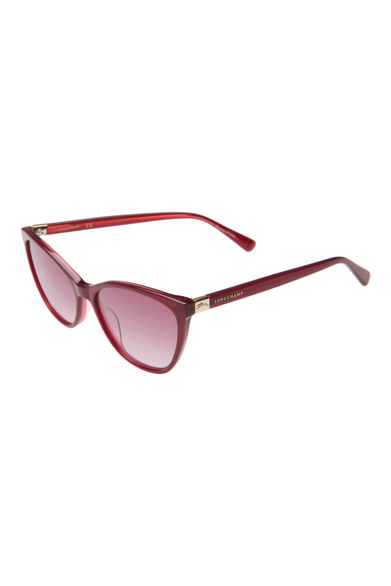 Le Pliage 57mm Gradient Cat Eye Sunglasses, Alternate, color, PURPLE