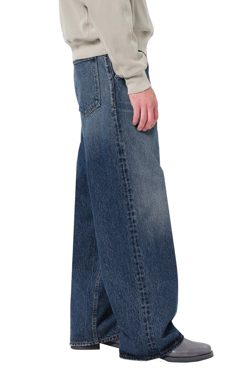 AGOLDE Benton Wide Leg Jeans, Alternate, color, Arcadia Dark Indigo