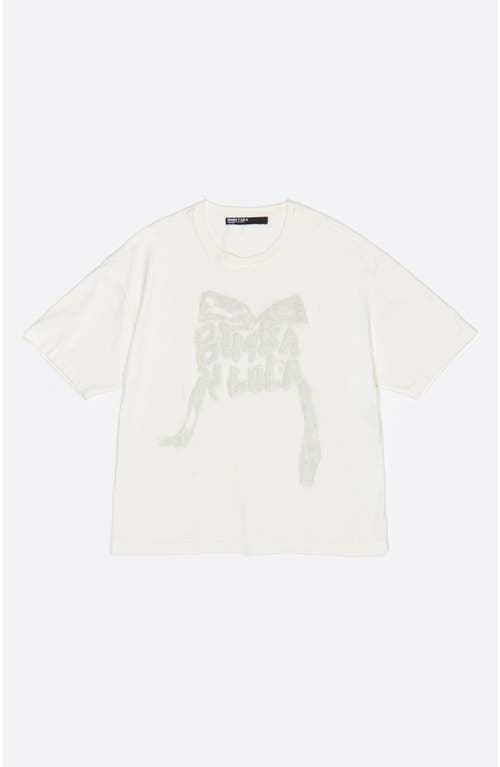 Bimba Y Lola Logo Tie T-shirt In White