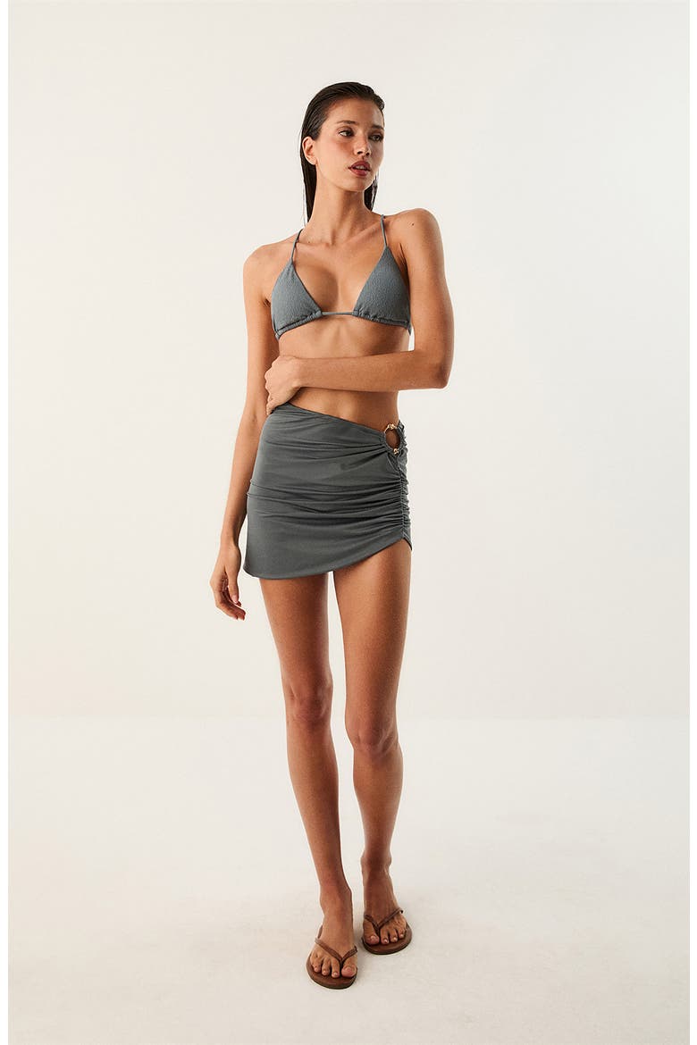 Meg Cover-Up Miniskirt, Alternate, color, GREY