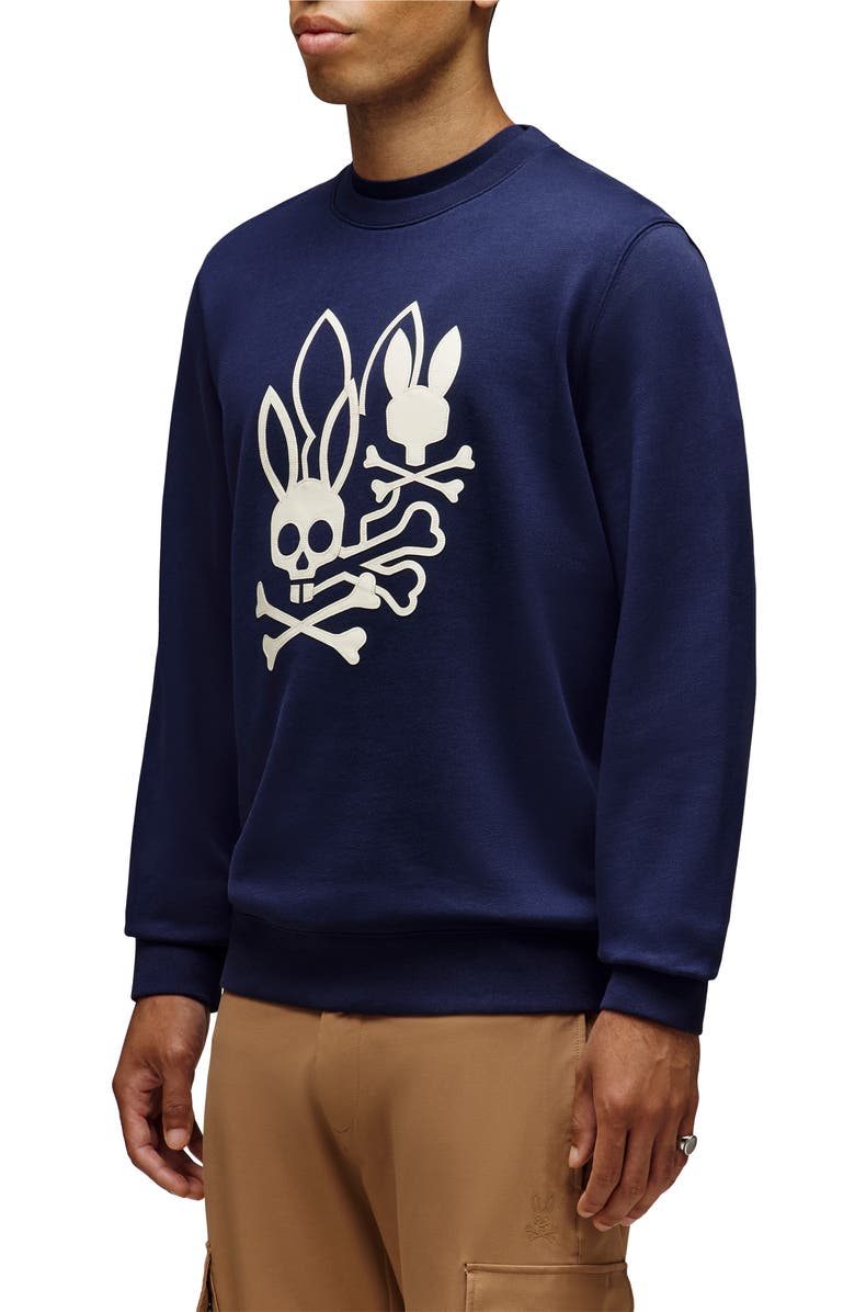 Psycho Bunny Aussie Appliqué Sweatshirt, Alternate, color,