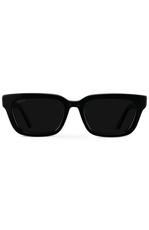 Vivian - 52mm Modern Rectangular Polarized Sunglasses