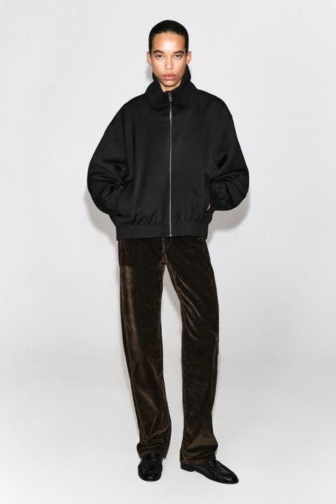 Mock-Neck Jacket