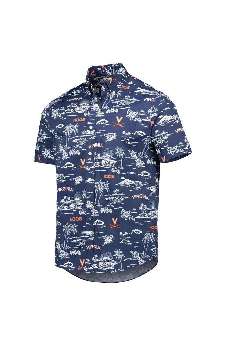 Reyn Spooner Men's Reyn Spooner Navy Virginia Cavaliers Classic Button-Down Shirt, Alternate, color, Navy
