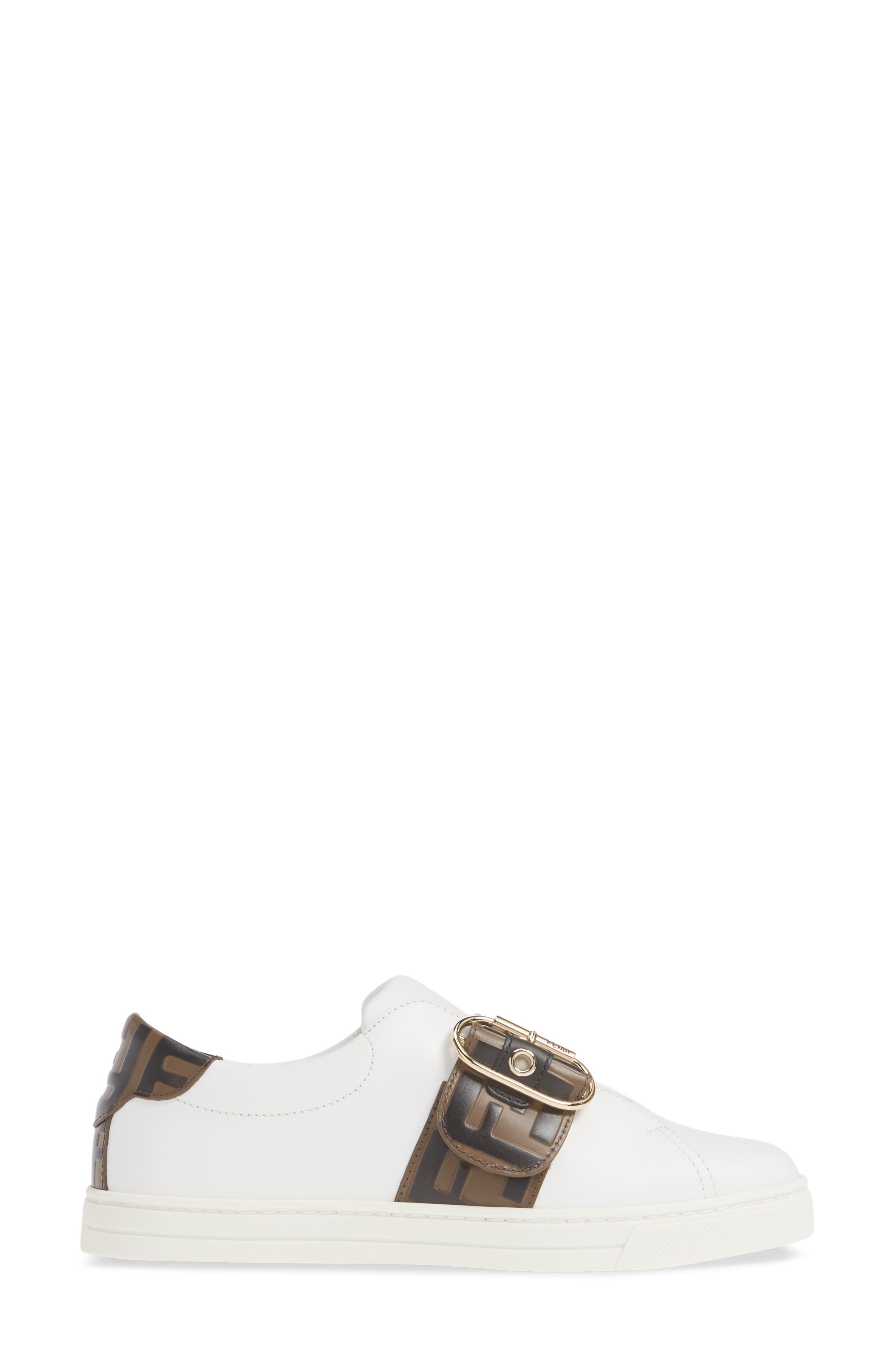 Fendi Pearland Logo Slip-On Sneaker, Alternate, color, 