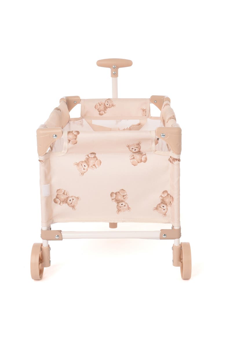 Teddy Toy Wagon Beige & Bear, Push & Pull Cart, Kids 3+, Alternate, color, Beige
