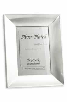 Bey-Berk Brushed 5" x 7" Picture Frame