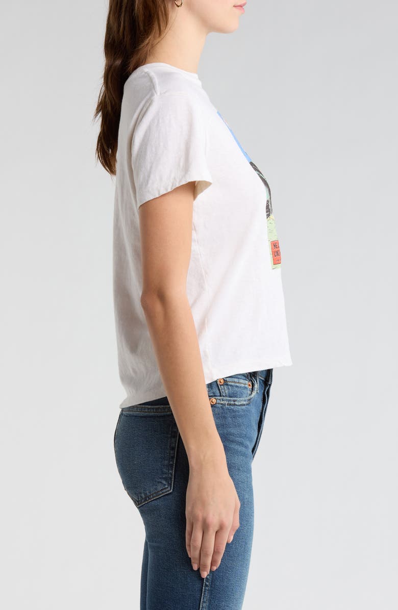 Re/Done Classic Swipe Graphic T-Shirt, Alternate, color, Vintagewhite