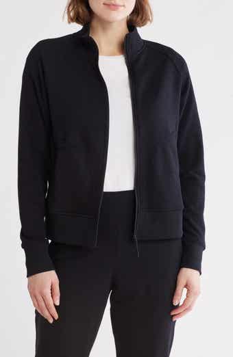 Jessica Simpson Soft Luxe Ribbed Full Zip Yoga Jacket Jessica Simpson Soft Luxe Ribbed Full Zip Yoga Jacket