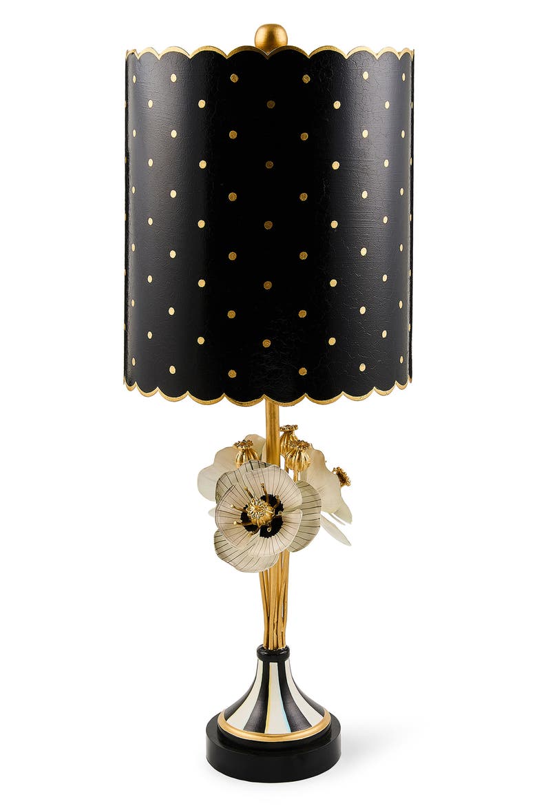 Poppy Table Lamp, Main, color, BLACK
