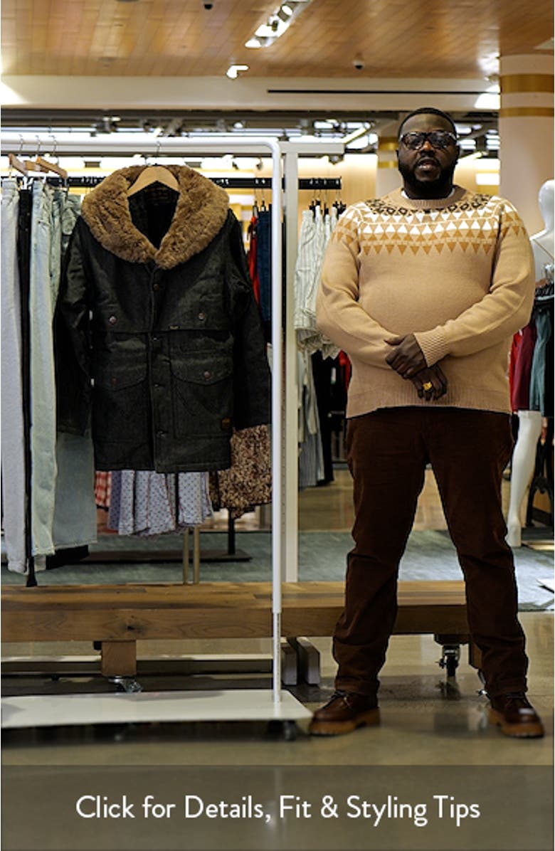 Filson X Wrangler Genuine Shearling Collar Packer Jacket, sales video thumbnail