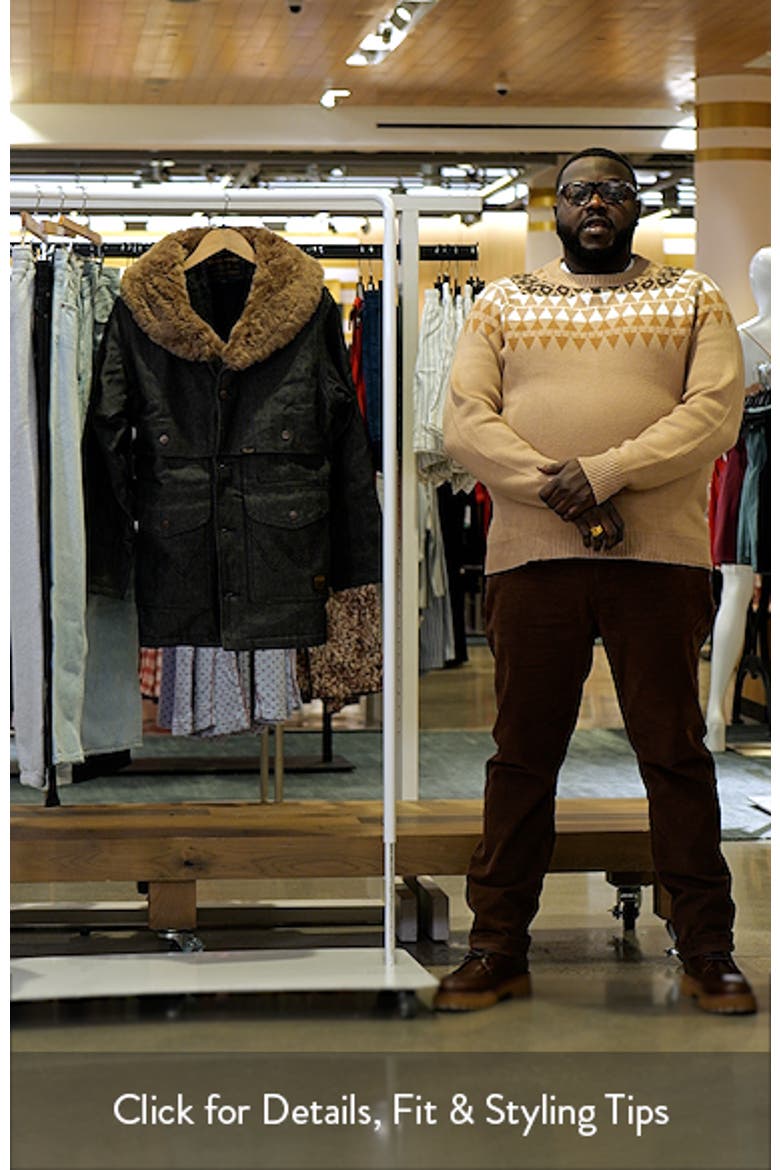 Filson X Wrangler Genuine Shearling Collar Packer Jacket video