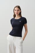 NAKED CASHMERE Victoria Cotton Cashmere Baby Tee
