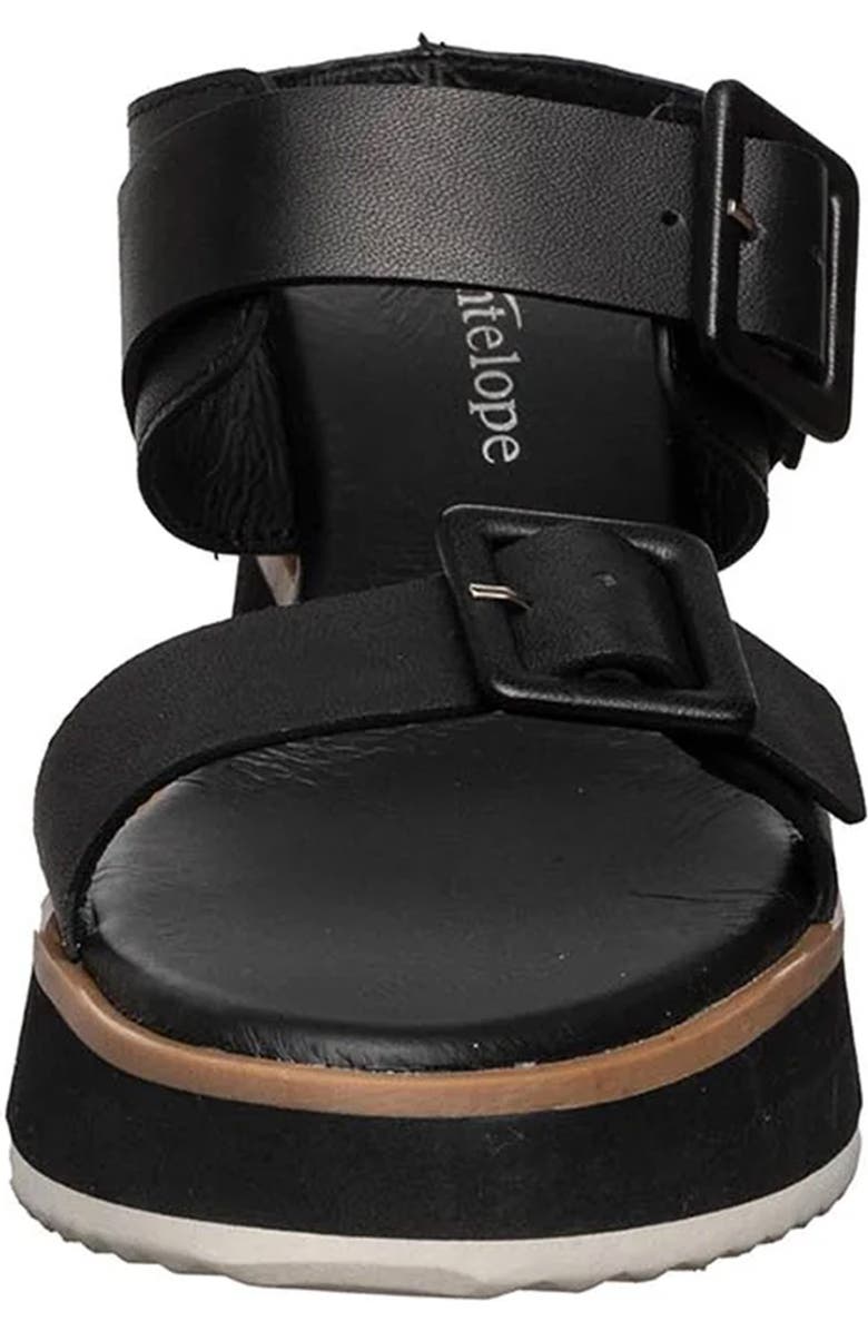 ANTELOPE Dolly Platform Wedge Sandal, Alternate, color, Black