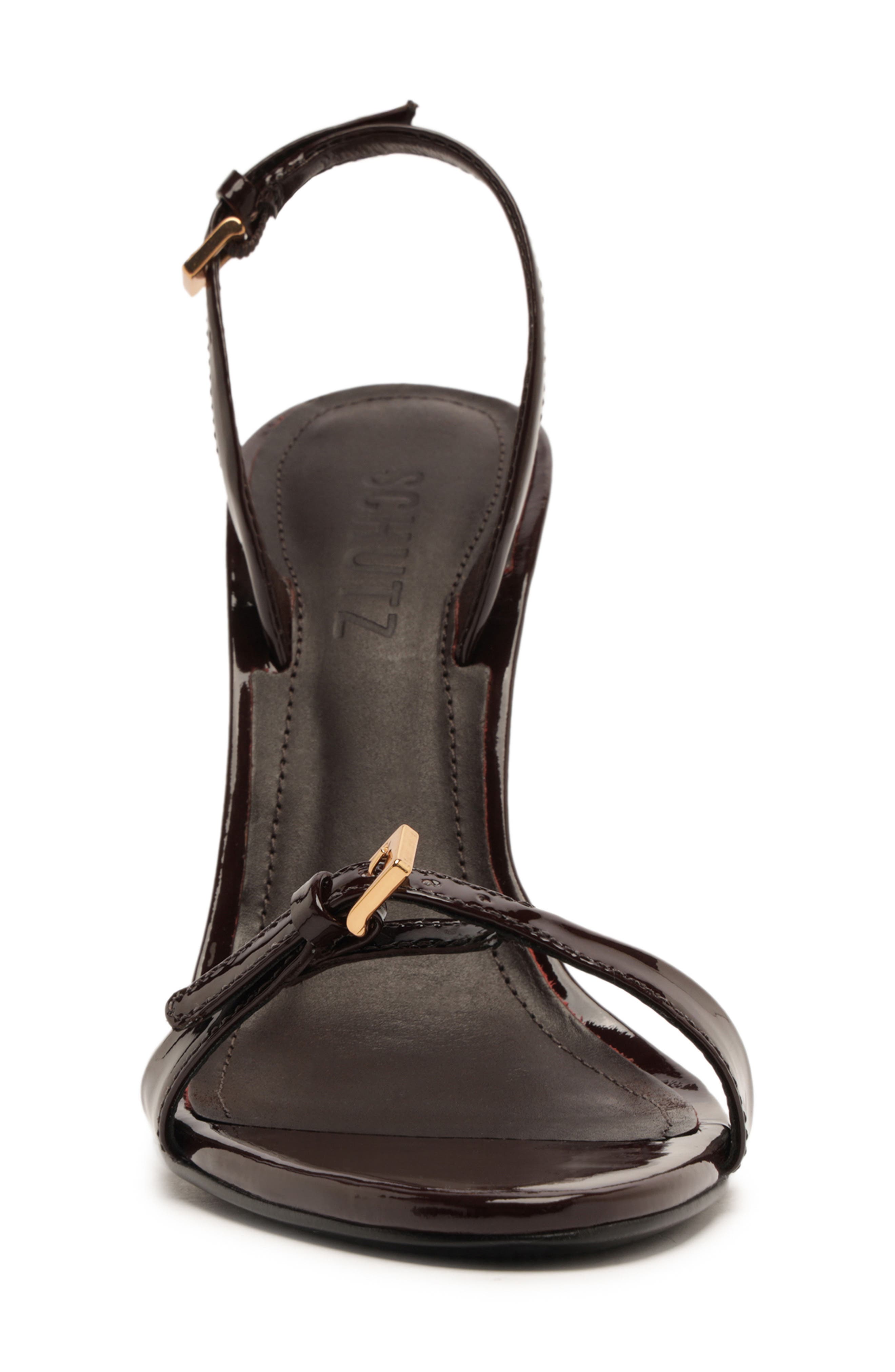 Schutz Aurora Slingback Sandal, Alternate, color, Maplewood