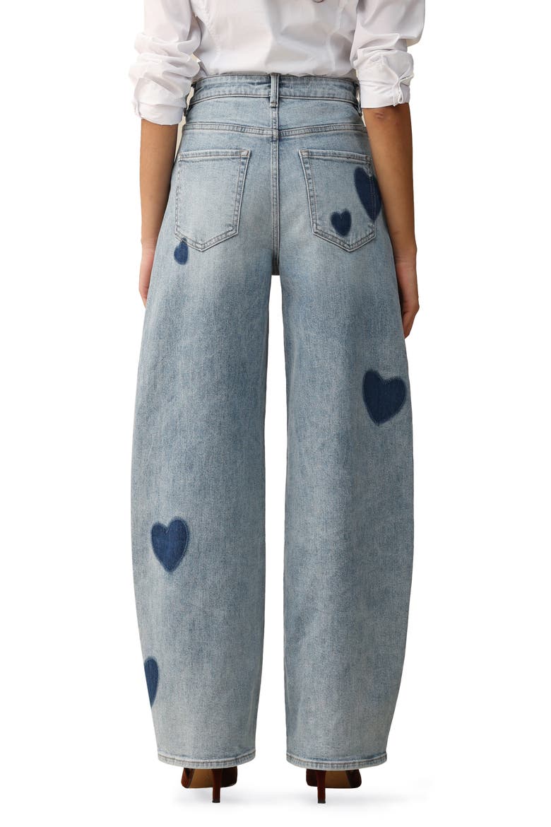 Rosalind High Waist Barrel Leg Jeans, Alternate, color, LIGHT BLUE