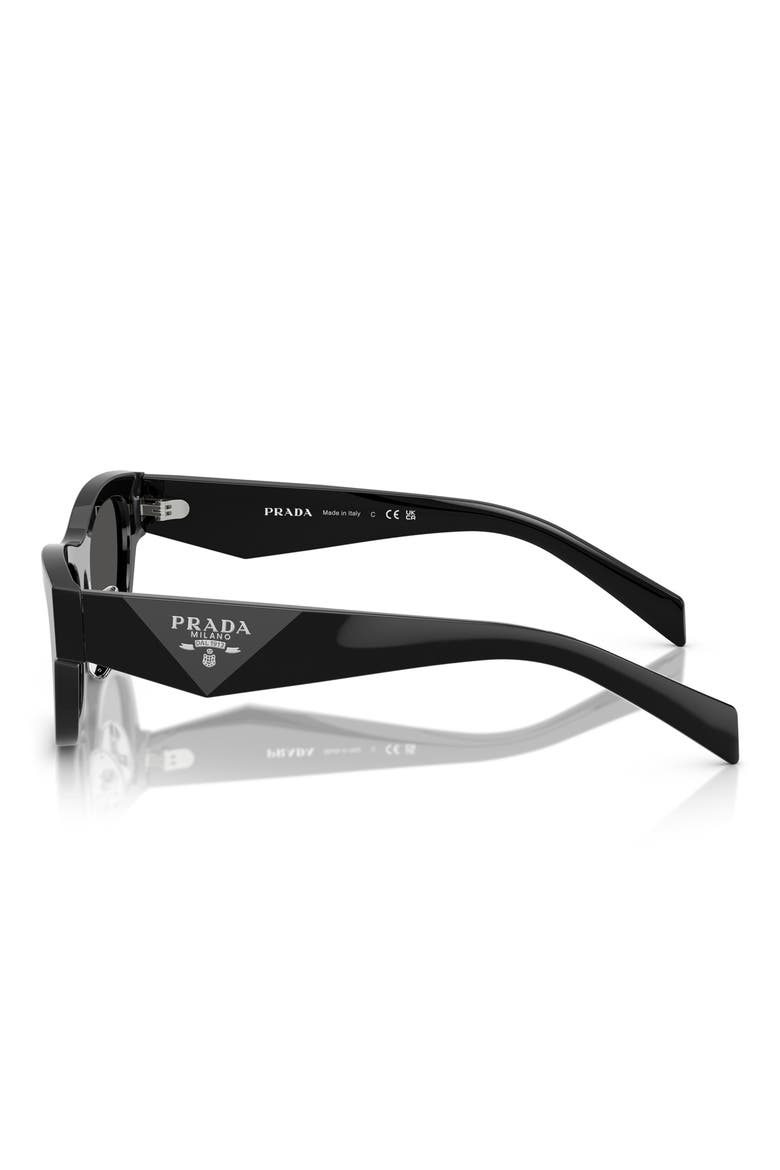 53mm Butterfly Sunglasses, Alternate, color, 16K08Z53 BLACK