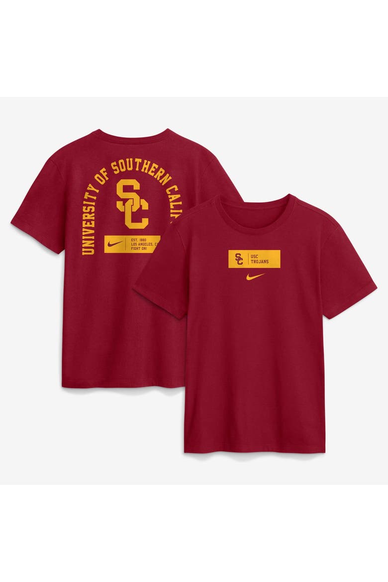 Men's Nike Cardinal USC Trojans Primetime Crew T-Shirt, Main, color, Cardinal