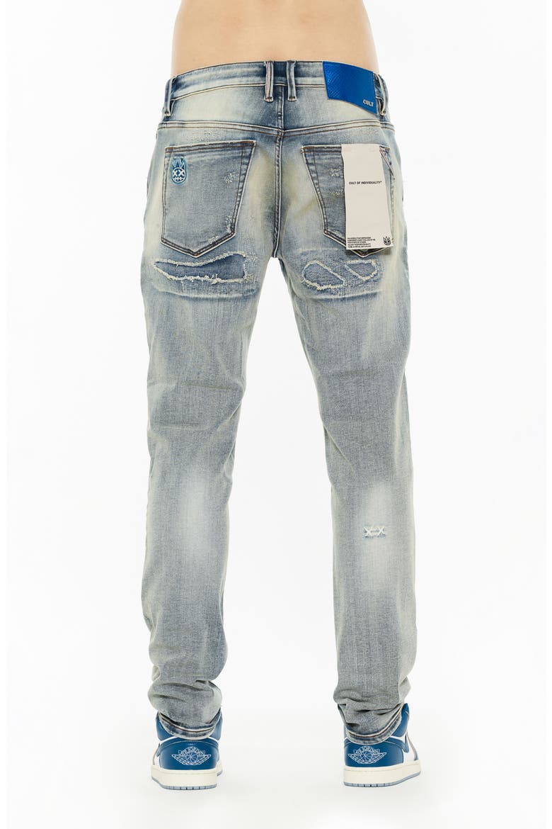 Rocker Rip & Repair Slim Fit Straight Leg Jeans, Alternate, color, LUCA