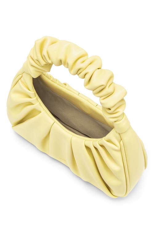 Jw Pei Gabbi Ruched Faux Leather Hobo In Yellow