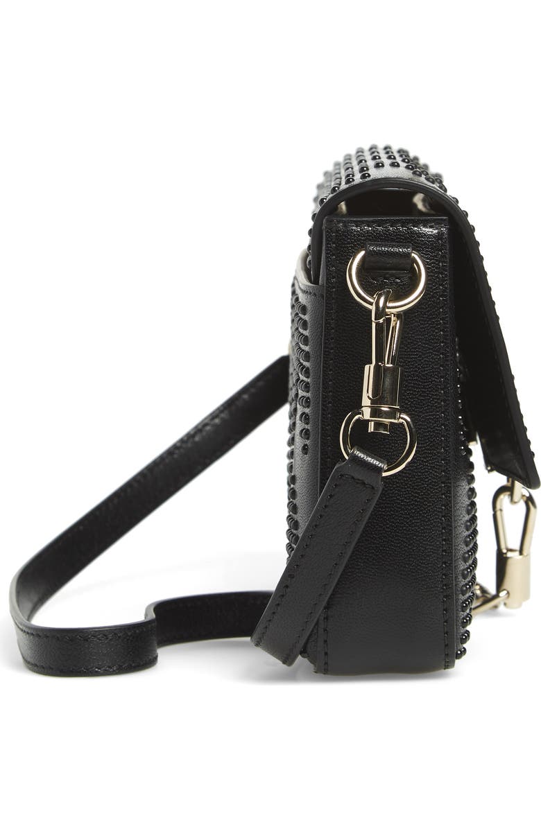 Givenchy Chevron Studded Leather Shoulder Bag, Alternate, color,