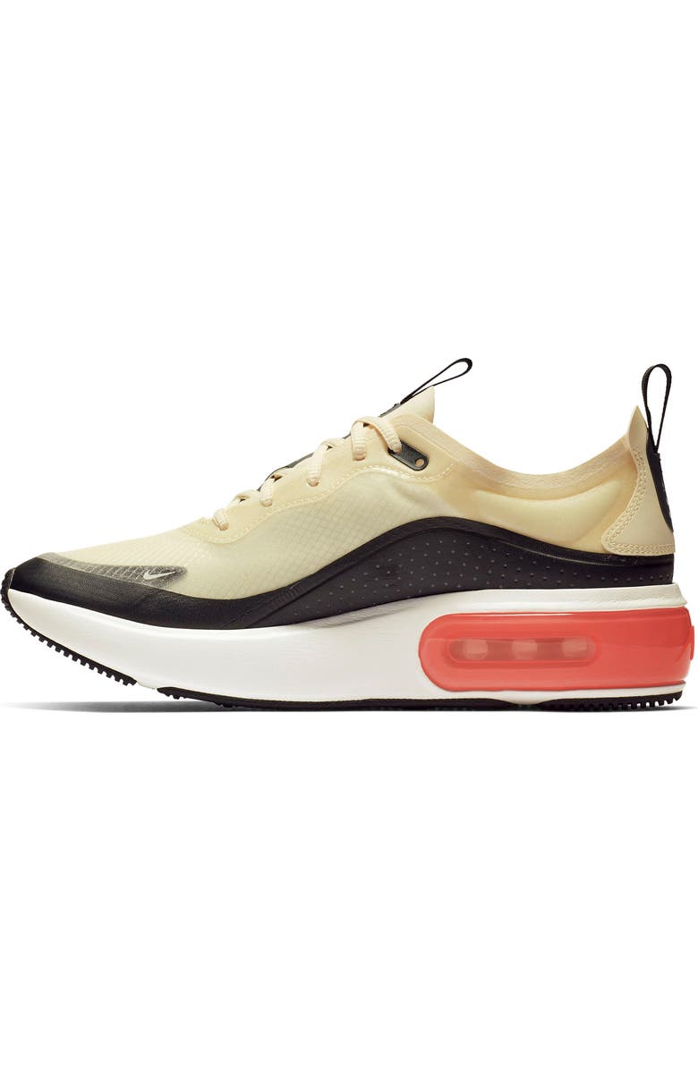 Nike Air Max Dia SE Running Shoe, Alternate, color, Pale Ivory/ Black/ White