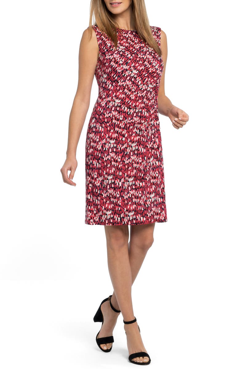 NIC+ZOE Bright Burst Twist Jersey Dress, Main, color, 