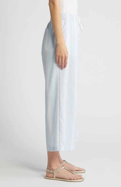 CASLON CASLON® DRAWSTRING WIDE LEG LINEN BLEND PANTS