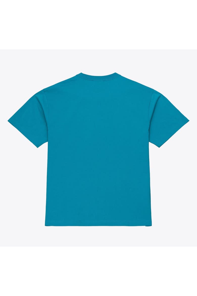Men's Mitchell & Ness Teal Charlotte Hornets Vintage Wordmark T-Shirt, Alternate, color, Teal