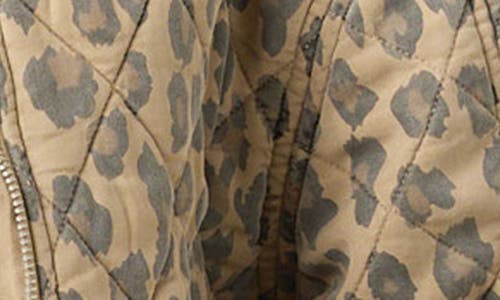 BLANKNYC BLANKNYC LEOPARD PRINT QUILTED JACKET