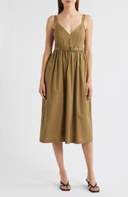 Steve Madden Juno Halter Neck Cotton Dress